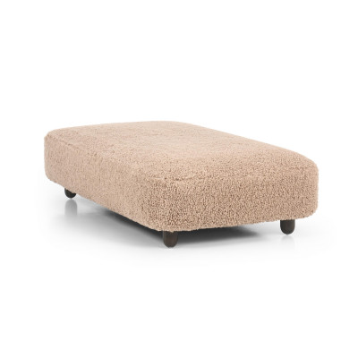 Aniston Rectangle Ottoman Andes Toast