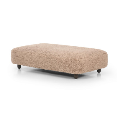 Aniston Rectangle Ottoman Andes Toast