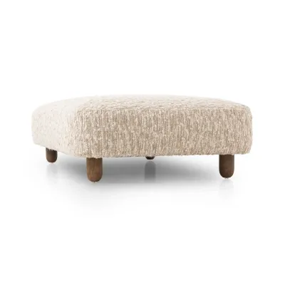 Aniston Rectangle Ottoman Solema Cream