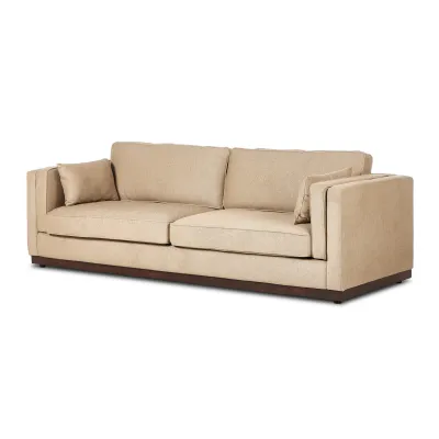 Lawrence Sofa Quenton Pebble 108"