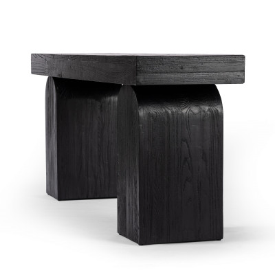 Keane Console Table Black Elm