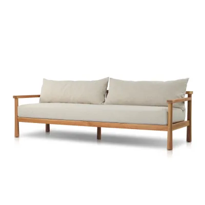 Irvine Outdoor Sofa 96" Natural Teak