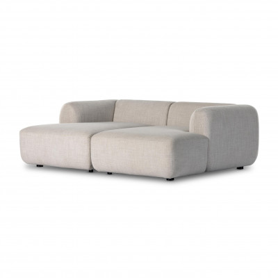 Nara 2pc Media Lounger Gibson Wheat