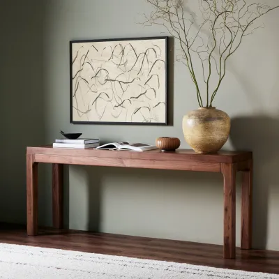 Arturo Console Table Natural Walnut