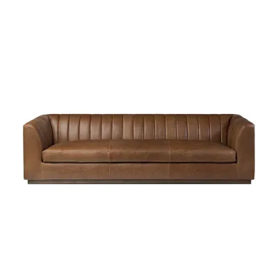 Alec Sofa Dulane Mahogany