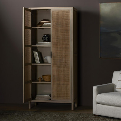 Caprice Tall Cabinet Natural Mango