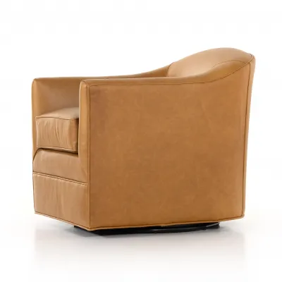 Quinton Swivel Chair Ontario Camel