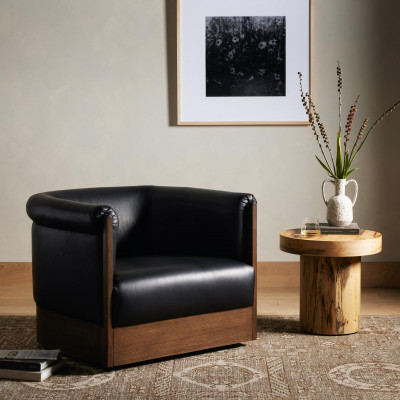 Colby Swivel Chair Heirloom Black