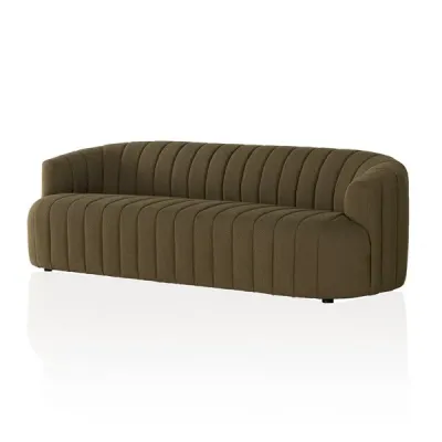 Elliana Sofa 91" Fiqa Boucle Olive