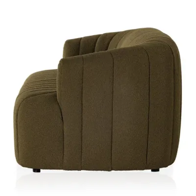 Elliana Sofa 91" Fiqa Boucle Olive