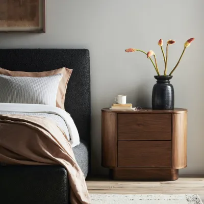 Paden Nightstand Seasoned Brown Acacia