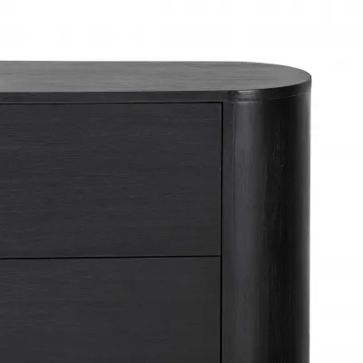 Paden Nightstand Aged Black Acacia