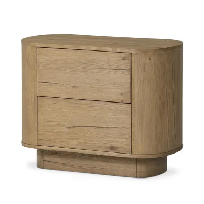 Paden Nightstand Worn Oak Veneer Worn Oak