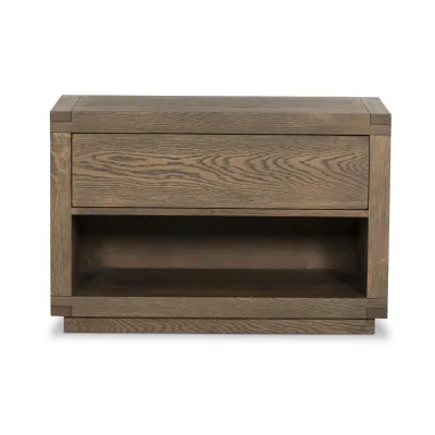 Warby Nightstand Worn Oak Veneer