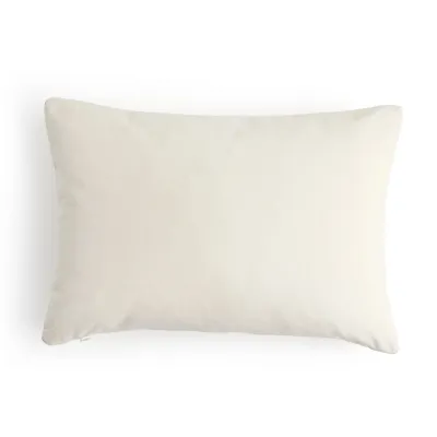 Handwoven Cadena Pillow Beige Cotton