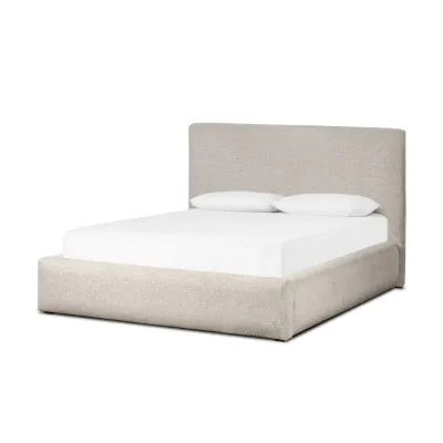 Quincy Bed Plushtone Linen