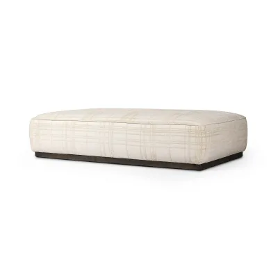 Sinclair Cocktail Ottoman Sheffield Ivory