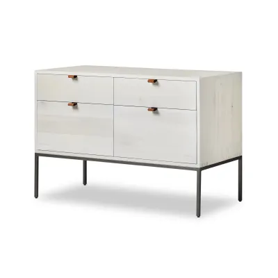 Trey Modular Wide Filing Cabinet Dove