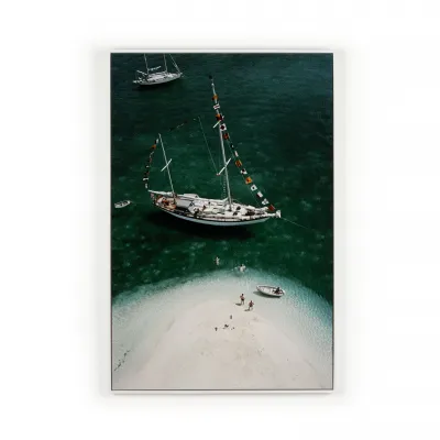 Charter Ketch By Slim Aarons 32" x 48" Photograph