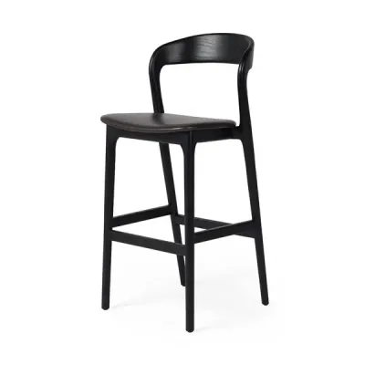 Amare Sonoma Black Bar Stool