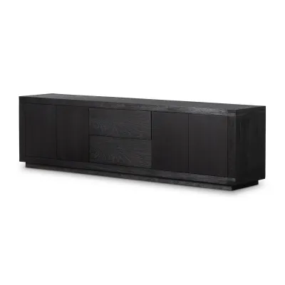 Warby Media Console Worn Black Veneer