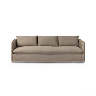 Andre Outdoor Sofa 96" Alessi Fawn