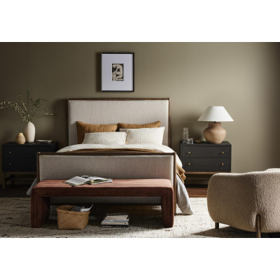 Glenview Bed Weathered Oak King