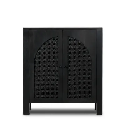 Tilda Bar Cabinet Black Wash Mango