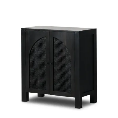 Tilda Bar Cabinet Black Wash Mango