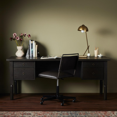 Concord Desk Charcoal Oak