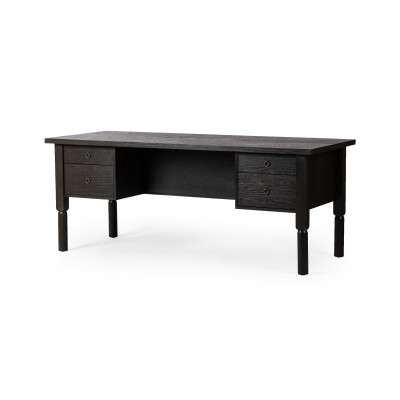 Concord Desk Charcoal Oak