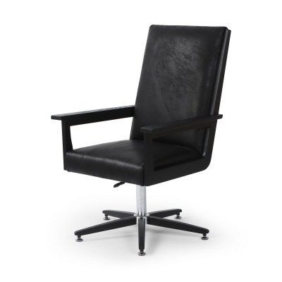 Carla Executive Desk Chair-Antique Black