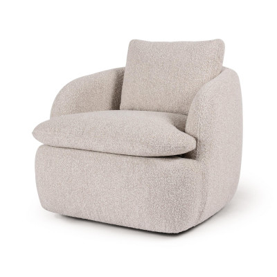 Mckenna Swivel Chair Sattley Fog