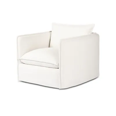 Andre Outdoor Swivel Chair Alessi Linen