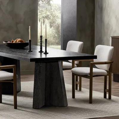 Shavano Dining Table Espresso Oak