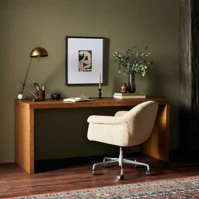 Posada Desk Amber Oak Veneer