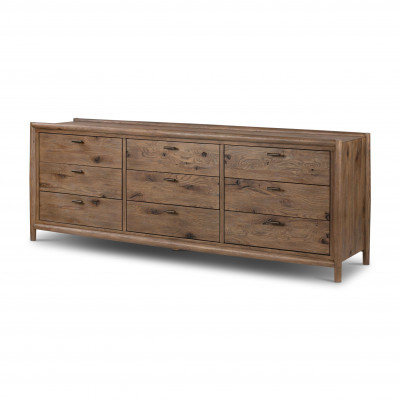 Glenview 9-Drawer Dresser Weathered Oak