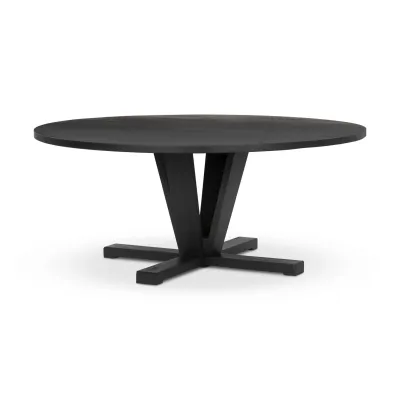 Cobain Dining Table Flint Black 72"