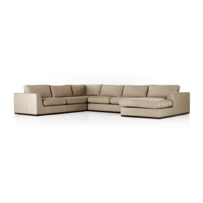 Colt 4-Piece Sectional Canton Dove Right Chaise