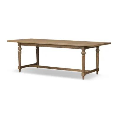 Blinn Extension Dining Table Worn Oak Veneer