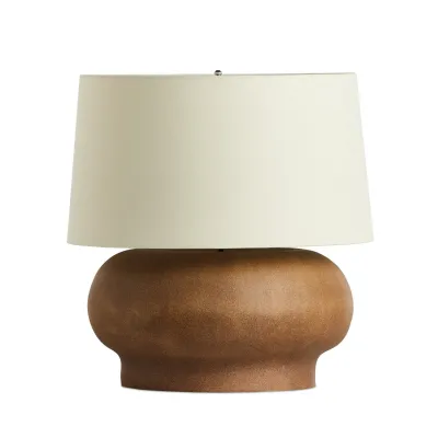 Kragen Table Lamp Dark Sand Porcelain Ceramic Dark Sand Porcelain