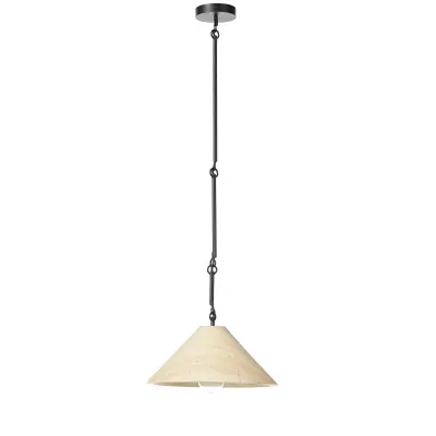 Concetta Pendant Ecru Marble Solid