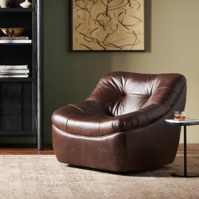 Farley Swivel Chair Conroe Cigar