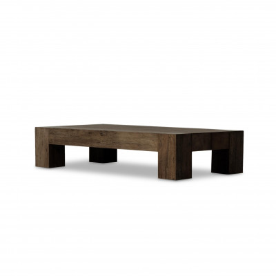 Abaso Rectangular Coffee Table Ebn Rustic