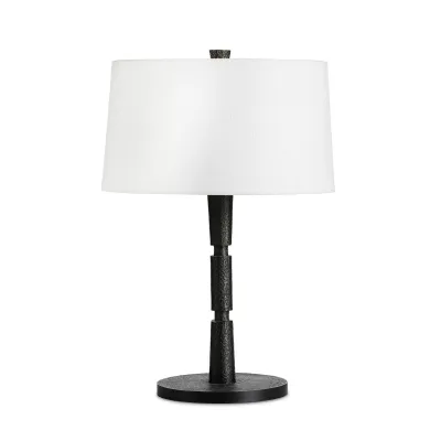 Fernando Table Lamp Forged Black Aluminum