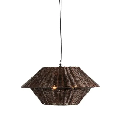 Mccarthy Pendant Brown Rattan