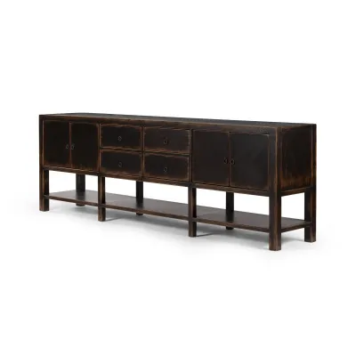 Shizuko Sideboard Distressed Walnut