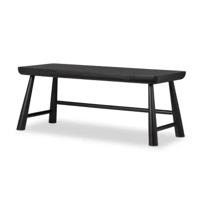 Lorik Desk Worn Black Acacia