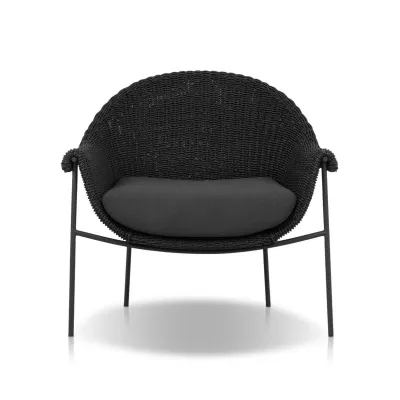 Suerte Outdoor Chair Arashi Ink Faux Black Hyacinth