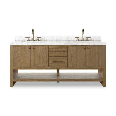 Anthem Double Vanity Washed Natural Veneer